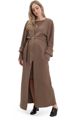 Nom Maternity Nom Maternity Emaline Full Length Maternity Cardigan