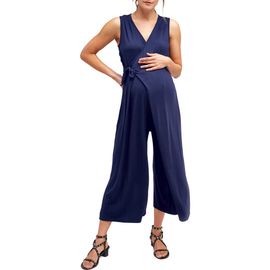Nom Maternity Nom Maternity Francesca Wide Leg Maternity/Nursing Jumpsuit