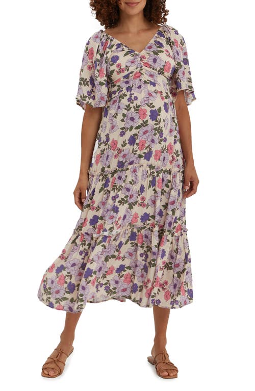 Nom Maternity Nom Maternity Gracie Maternity & Nursing Ruffle Dress