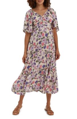 Nom Maternity Nom Maternity Gracie Maternity & Nursing Ruffle Dress