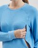 Nom Maternity Nom Maternity Heart on My Sleeve Maternity/Nursing Sweatshirt - 3