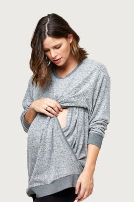 Nom Maternity Nom Maternity Jo Maternity & Nursing Hooded Sweatshirt