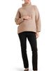 Nom Maternity Nom Maternity Lia Side-Zip Maternity & Nursing Turtleneck Sweater - 3