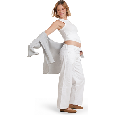 Nom Maternity Nom Maternity Slouch Under-the-belly Maternity Boyfriend Jeans