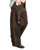 Nom Maternity Nom Maternity Slouch Under the Belly Boyfriend Jeans in Leopard - 1