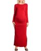 Nom Maternity Nom Maternity The Curve Ruched Maternity Maxi Dress - 1