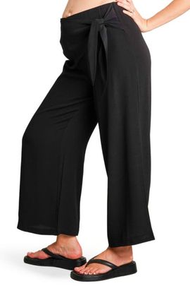 Nom Maternity Nom Maternity The Easy Wrap Maternity Wide-Leg Pants