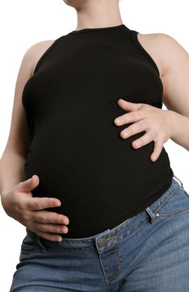 Nom Maternity Nom Maternity The Tank Ruched Maternity Rib Tank