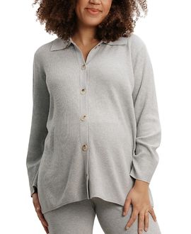 Nom Maternity Nom Maternity Thomasine Nursing Sweater Cardigan