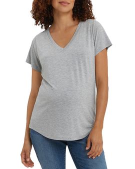 Nom Maternity Nom Maternity V-Neck Nursing Tee