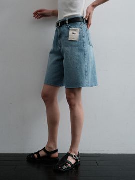 NONANDNON BASIC HALF DENIM PANTS (NHDP5255)