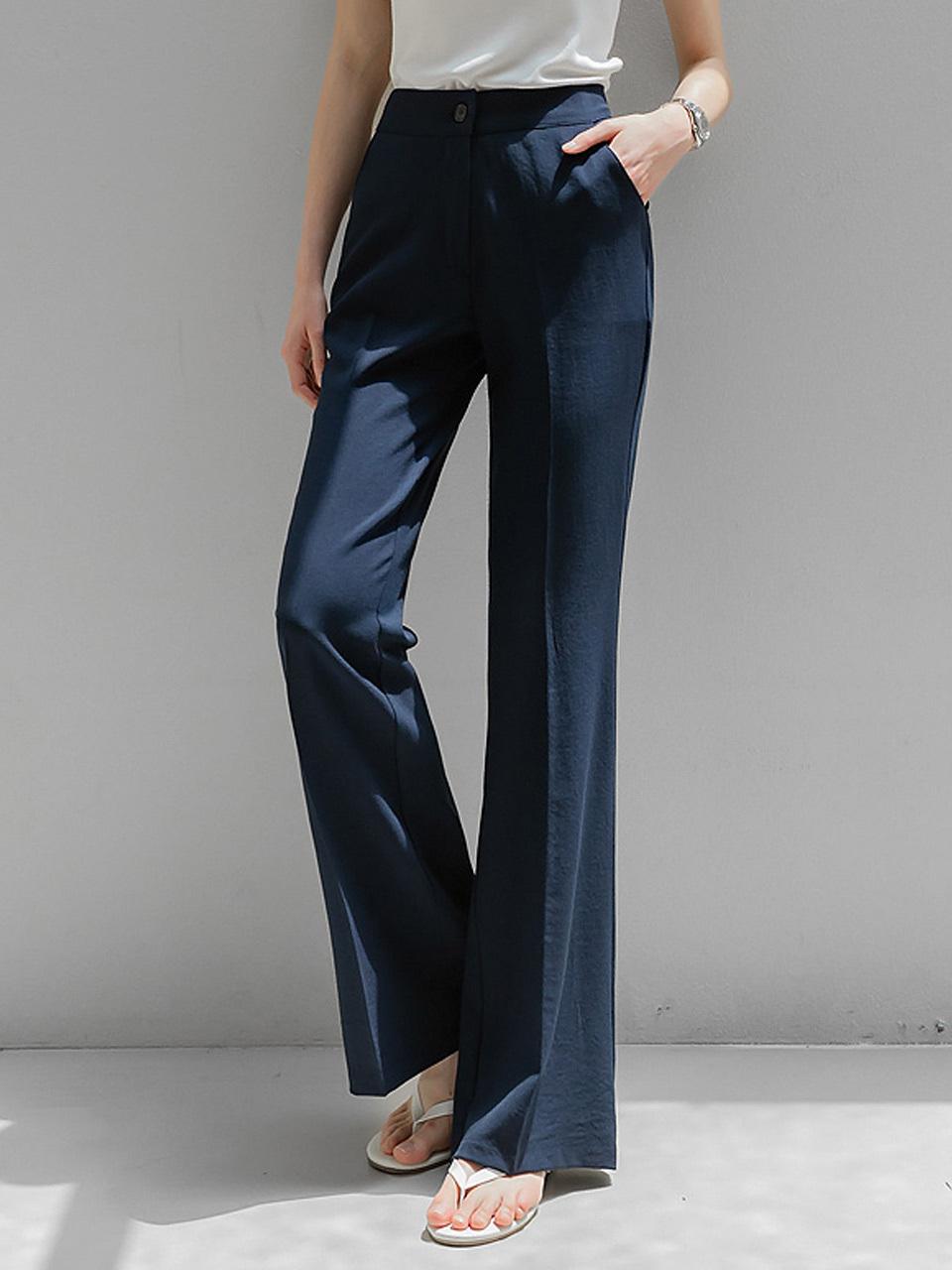 NONANDNON Summer Boots cut Slacks_2color