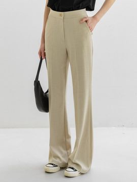 NONANDNON Summer Boots cut Slacks (beige)