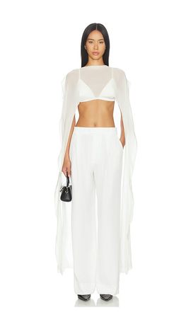 Nonchalant Label Nonchalant Label Chiara Silk Bra & Top Set