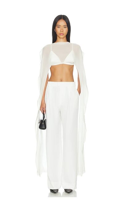 Nonchalant Label Chiara Silk Bra & Top Set