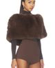 Nonchalant Label Nonchalant Label Mallory Faux Fur Shawl - 2
