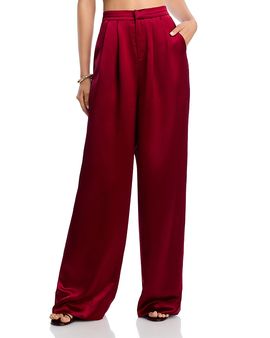 Nonchalant Label Nonchalant Label Satin Wide Leg Pants