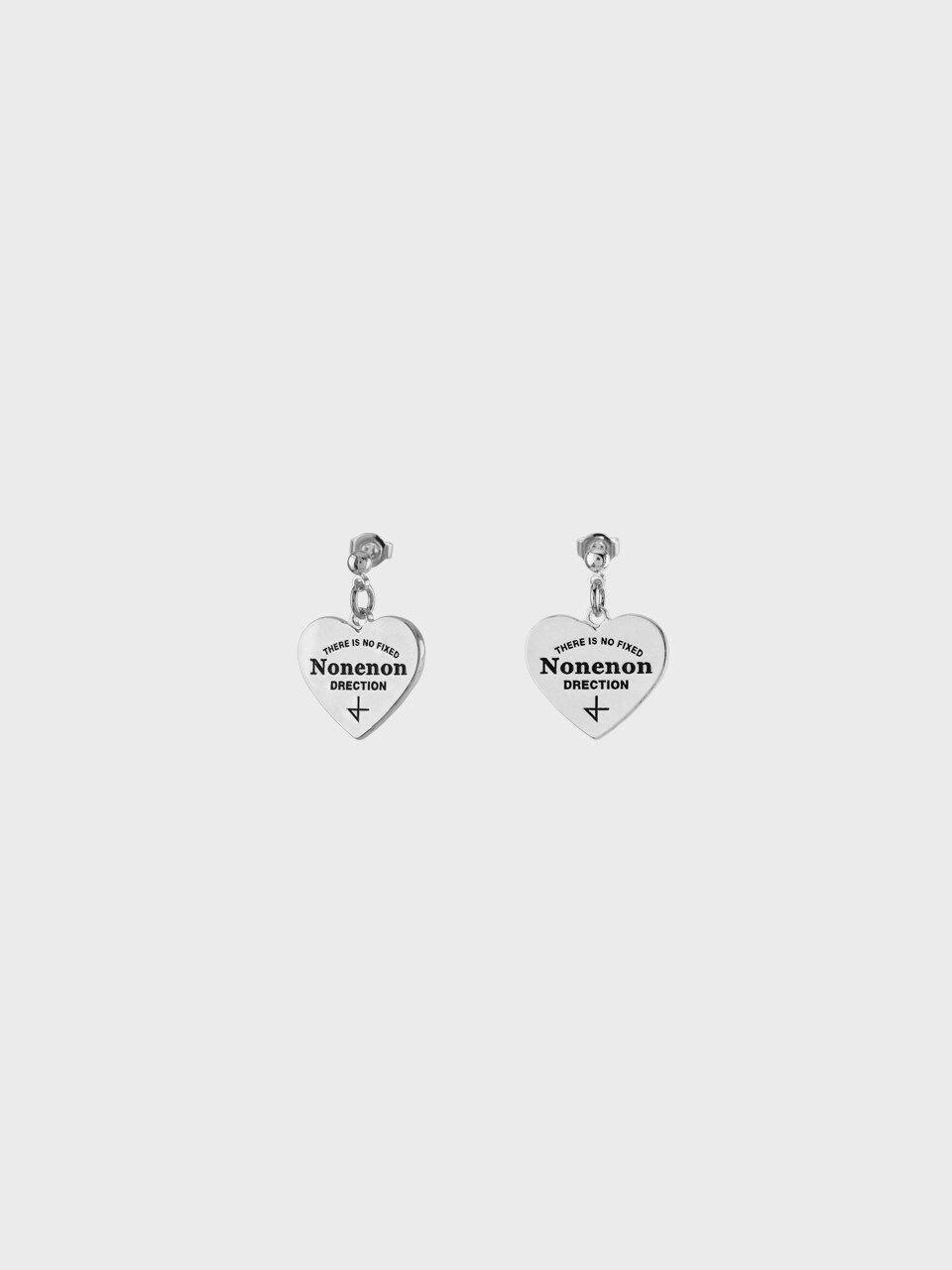 NONENON New Logo Love Bear Earrings