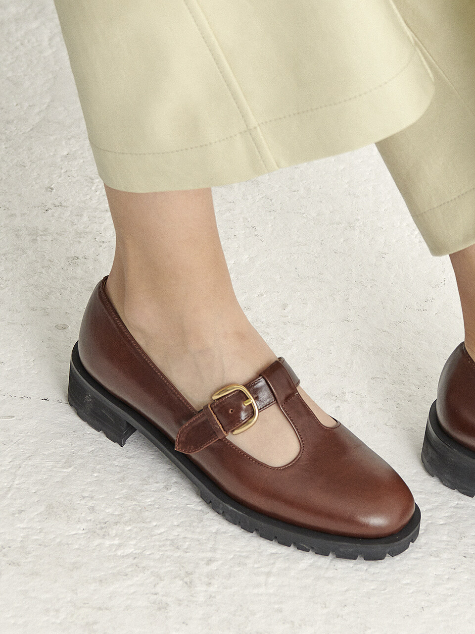 NONETHELESS T Strap Loafers - 2 Colors