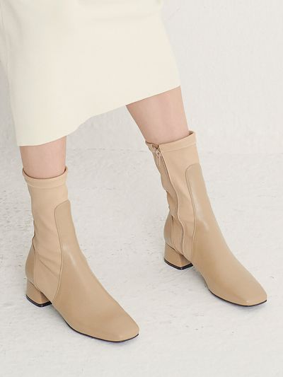 NONETHELESS Two Parts Ankle Boots 6 Colors