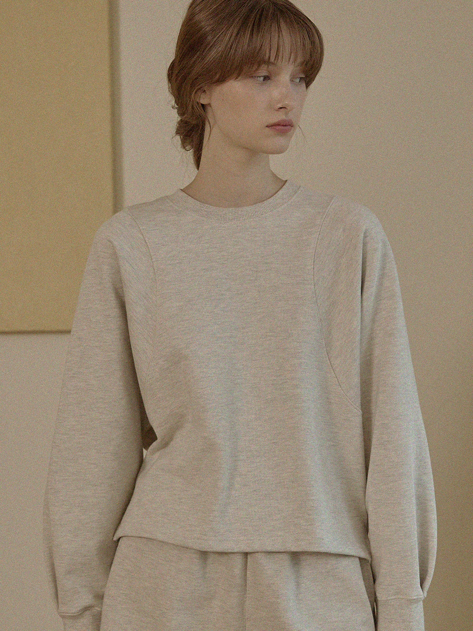 NONLOCAL Curved Line Sweatshirt