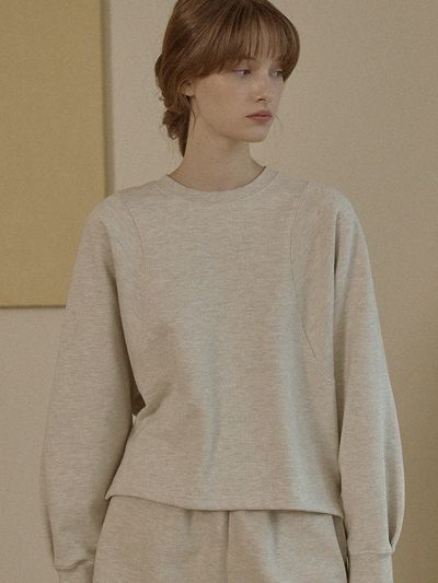 NONLOCAL Curved Line Sweatshirt