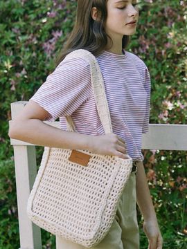 NONLOCAL Knit Square Bag