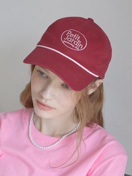 NONLOCAL Petit Jardin Ball Cap_Burgundy