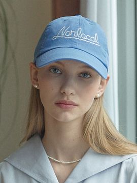 NONLOCAL Rope Logo Ball Cap_Blue