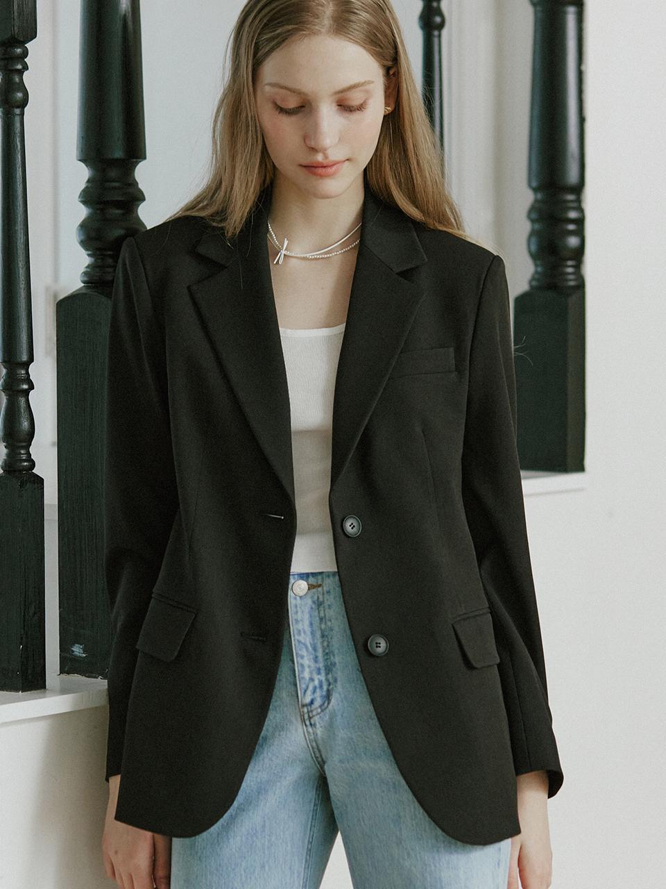 NONLOCAL Single Breasted Jacket