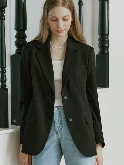 NONLOCAL Single Breasted Jacket