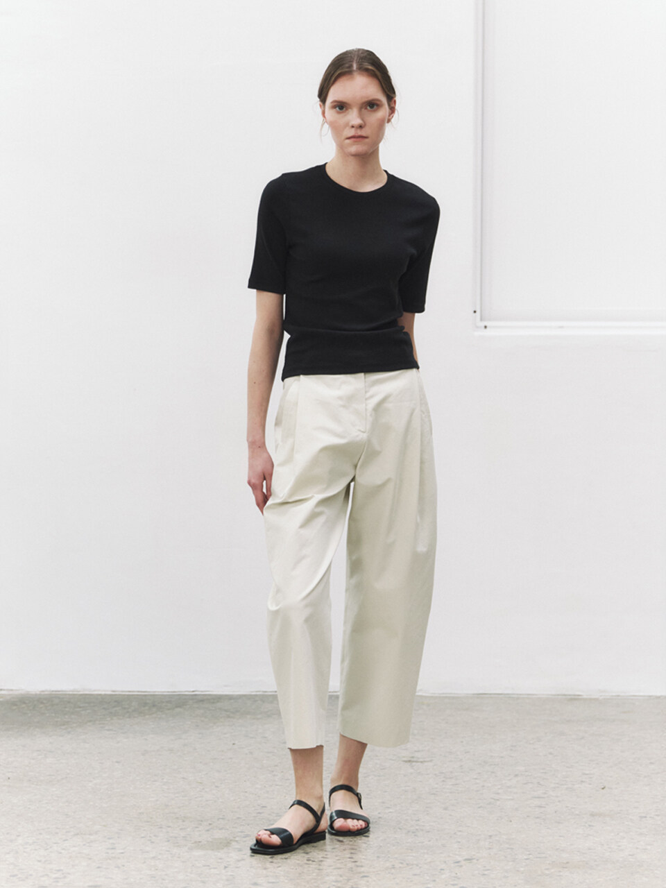 NONNIERE Cotton Round Pants
