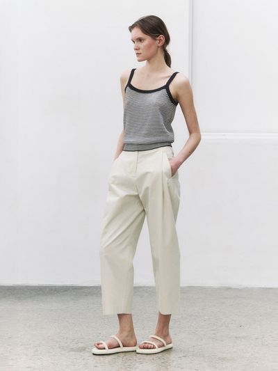 NONNIERE Paper Basic Knit Top _Dark Grey