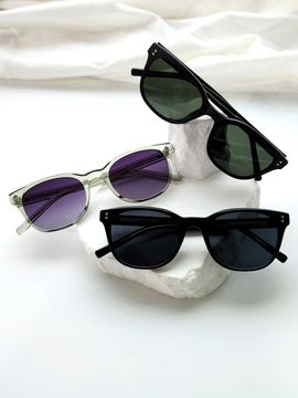 NONPICK Horn-Rimmed Unisex Sunglasses