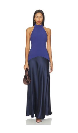 Nookie Nookie Alice High Neck Maxi Dress