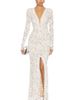 Nookie Nookie Delphine Longsleeve Lace Gown - 1