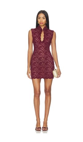 Nookie Nookie Mystique Highneck Mini Dress