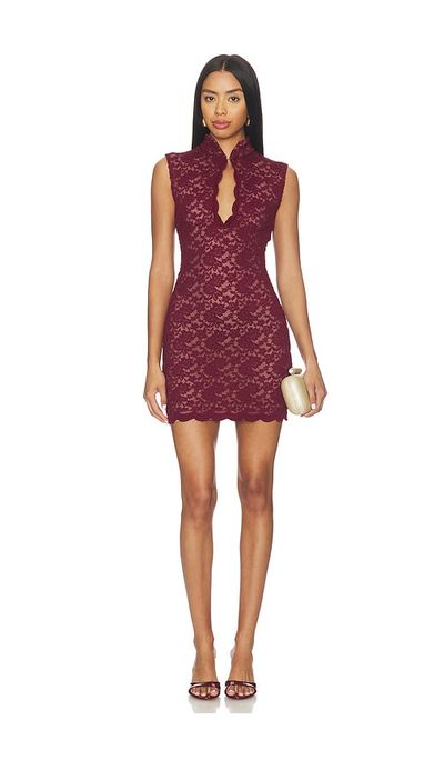 Nookie Nookie Mystique Highneck Mini Dress
