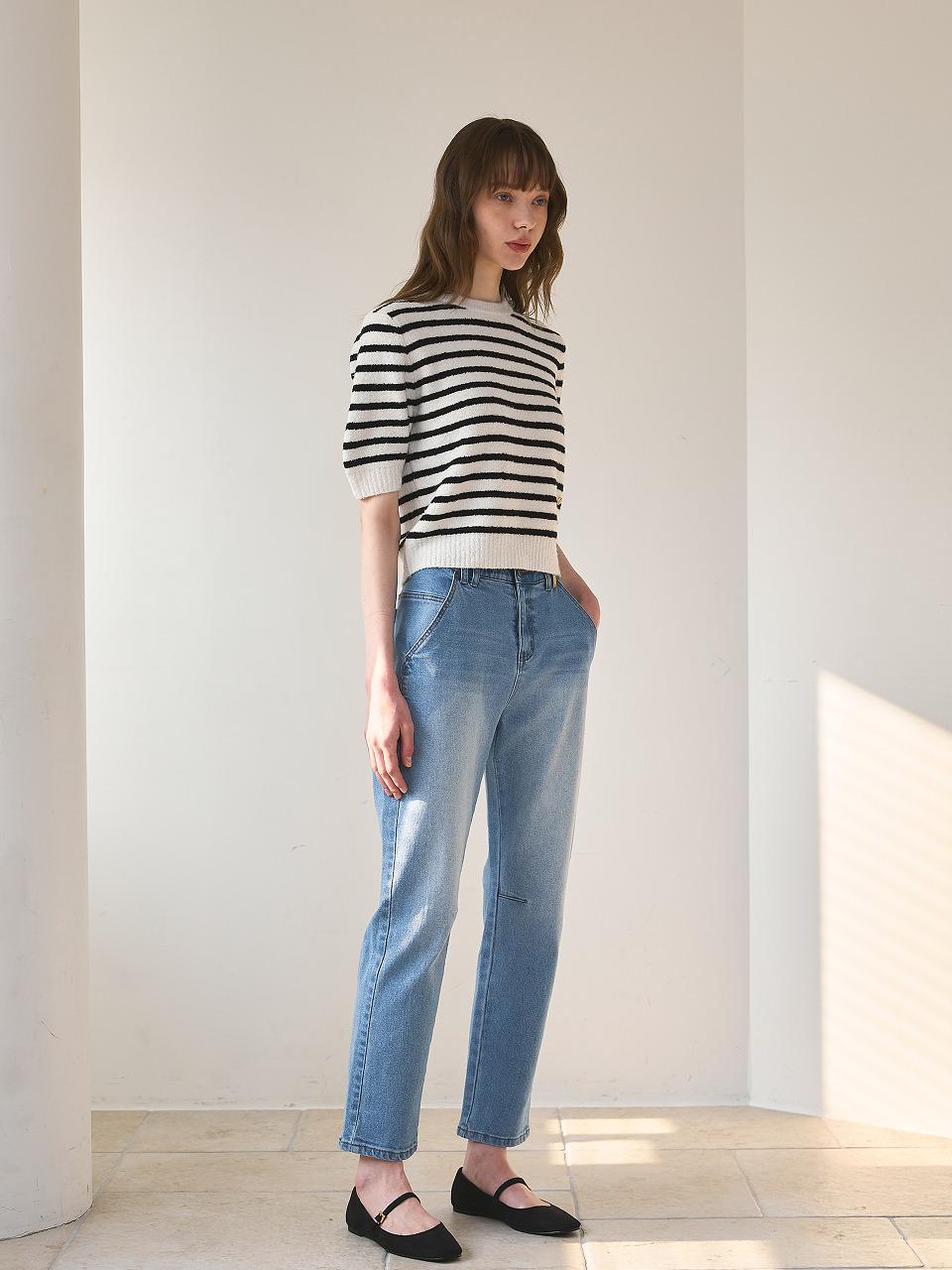 NOOR Beggy Fit Denim Pants [2 Colors]