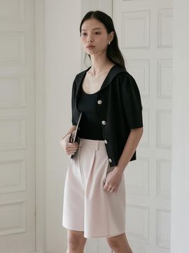 NOOR Crepe Half Blazer (2colors)