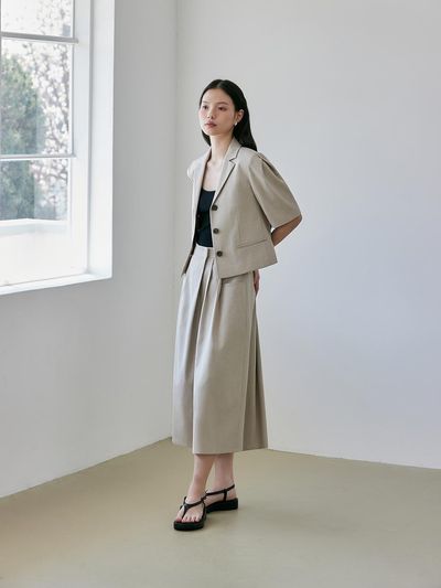 NOOR Linen Skirt Wide Pants