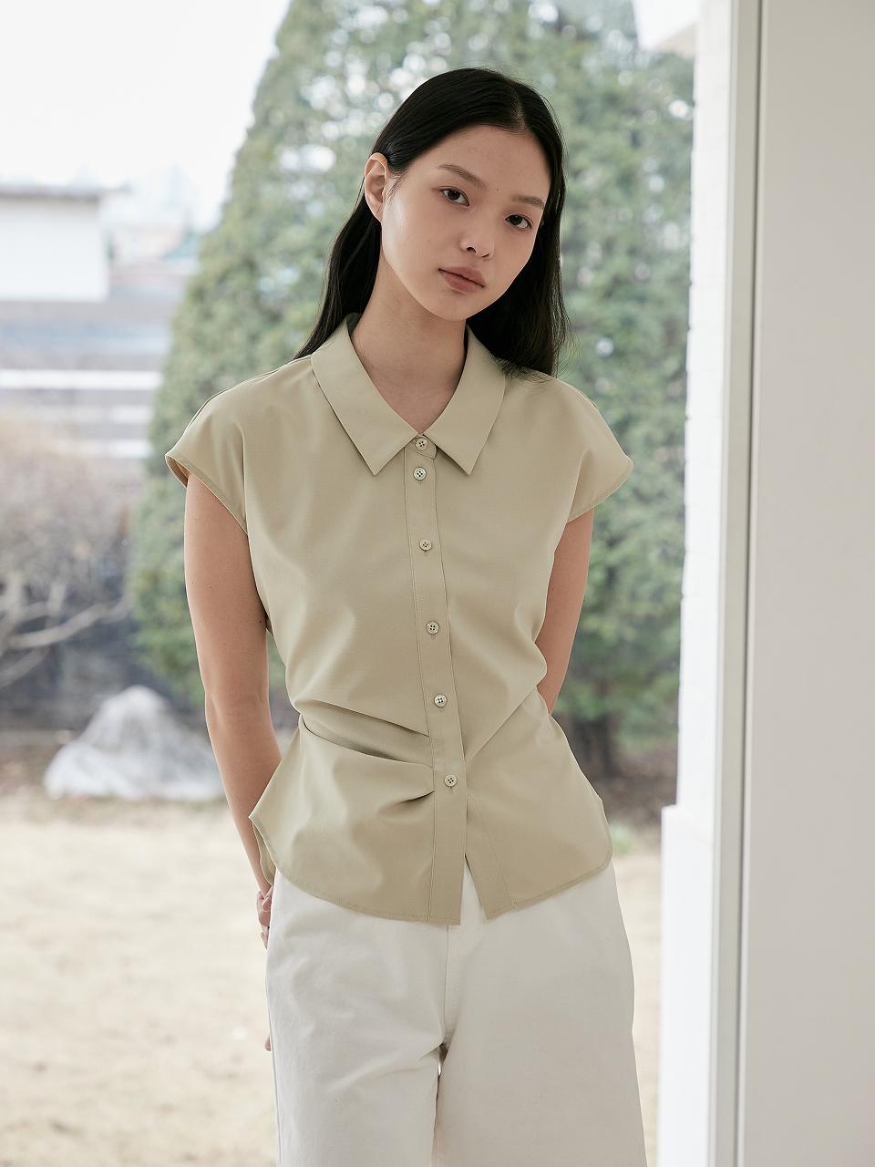 NOOR Slim Fit Pintuck Shirt (2 Colors)