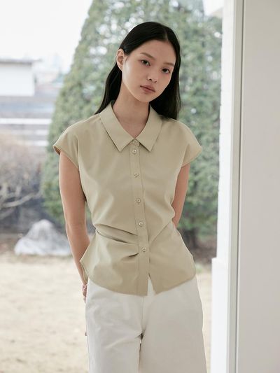 NOOR Slim Fit Pintuck Shirt (2 Colors)