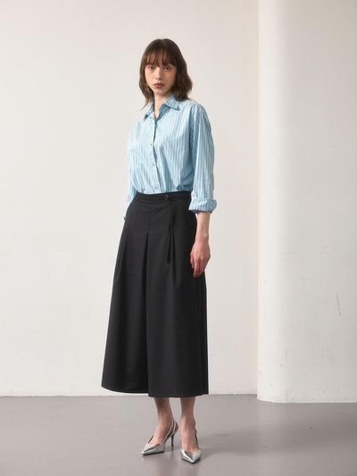 NOOR Slit Wide Skirt Pants