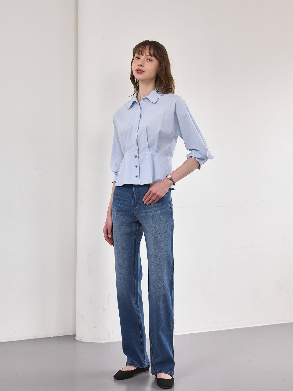 NOOR Spring Straight Fit Trousers