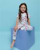 Norani Norani Girls' Kids Organic Short Sleeve Two-Piece Pajama Set - 3