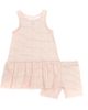 Norani Norani Girls' Organic Drop Waist Dress with Matching Biker Shorts - 1