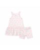 Norani Norani Girls' Organic Layered Dress with Matching Biker Shorts - 1