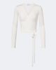 Norba Norba Ribbed-knit wrap top - 1