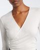 Norba Norba Ribbed-knit wrap top - 3